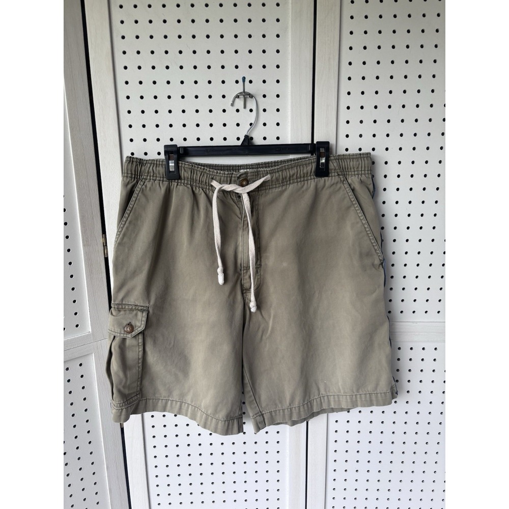 VTG Y2K Ocean Pacific OP Shorts Men's L 36 Green Chino Cargo Utility Side Stripe